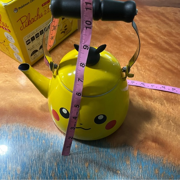 Pokémon Center Pikachu Tea Kettle Yellow Pikachu Teapot Japan with box - Picture 13 of 16